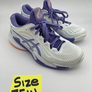 ASICS Women's Athletic Shoes in Purple and White